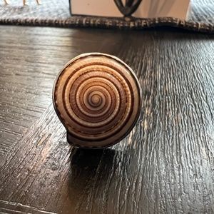 Charles Albert Seashell Ring Sterling